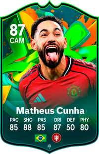 Matheus Cunha Manchester United FC26 Football Card