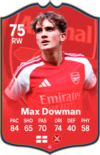Max Dowman Arsenal FC27 Football Card