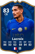 Maxence Lacroix Chelsea FC27 Football Card – thumbnail 2