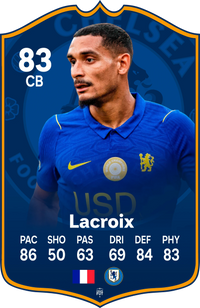 Maxence Lacroix Chelsea FC27 Football Card
