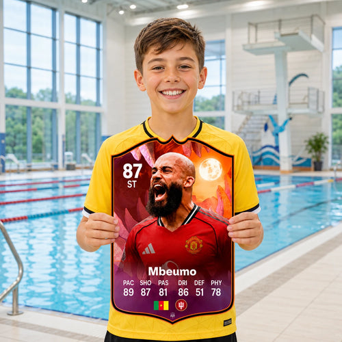 Bryan Mbeumo Manchester United FC26 Football Card - The Best Gift for Football Fans
