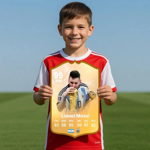 Lionel Messi Argentina Qatar FC Football Card