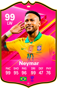 Neymar Jr Santos FC26 Football Card