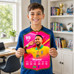 Neymar Jr Santos FC26 Football Card - The Best Gift for Football Fans – thumbnail 2