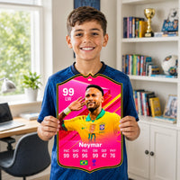 Neymar Jr Santos FC26 Football Card - The Best Gift for Football Fans