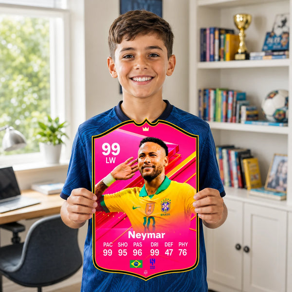 Neymar Jr Santos FC26 Football Card - The Best Gift for Football Fans
