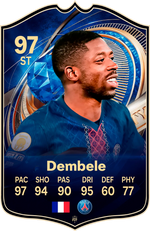 Ousmane Dembele PSG FC26 Football Card - The Best Gift for Football Fans – thumbnail 1