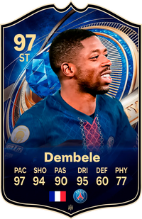 Ousmane Dembele PSG FC26 Football Card