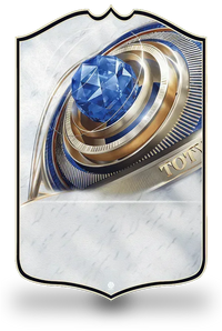 Create FUT
FC26 Icon Team of the Year personalised FIFA card template featuring a white marble and gold TOTY Icon design with a blue sapphire centrepiece. Create your own custom Icon TOTY football card with your photo, name and stats in this legendary FC26 edition. Printed on premium PVC with a high-resolution finish. UK and worldwide shipping. Starting from £17.99.