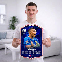 Kylian Mbappe France FC Football Card