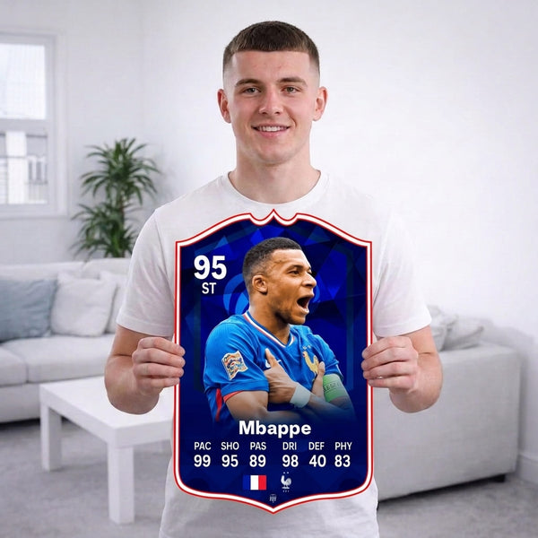 Kylian Mbappe France FC Football Card