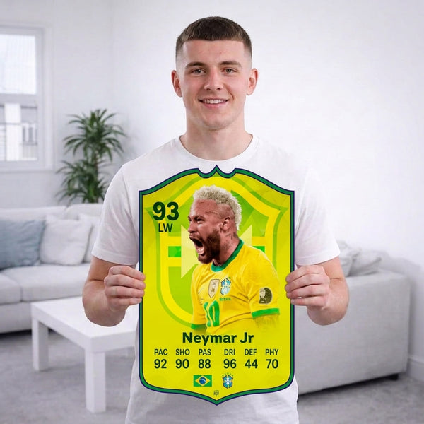 Neymar Jr Brazil FC Football Card