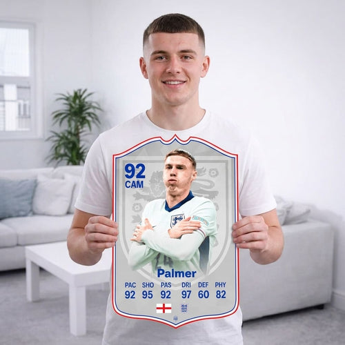 Cole Palmer England FC Football Card
