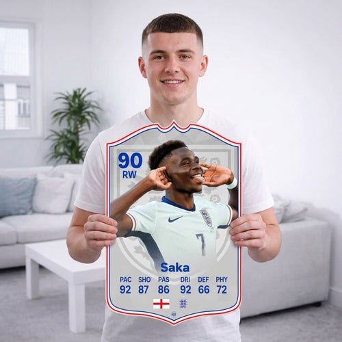 Bukayo Saka England FC Football Card