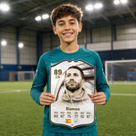 Sergio Ramos Real Madrid FC26 Football Card - Real-life Sized Card – thumbnail 2