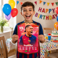 Raphinha Barcelona FC26 Football Card - The Best Gift for Football Fans