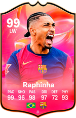 Raphinha Barcelona FC26 Football Card - The Best Gift for Football Fans – thumbnail 1