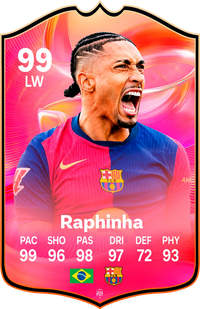 Raphinha Barcelona FC26 Football Card