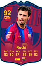 Rodri Barcelona FC27 Football Card – thumbnail 2