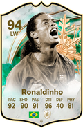 Ronaldinho Barcelona FC26 Football Card - Real-life Sized Card