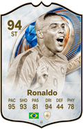Ronaldo Nazario Inter Milan FC26 Football Card - Real-life Sized Card