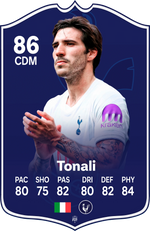 Sandro Tonali Tottenham FC27 Football Card – thumbnail 2