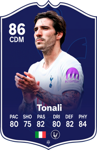 Sandro Tonali Tottenham FC27 Football Card