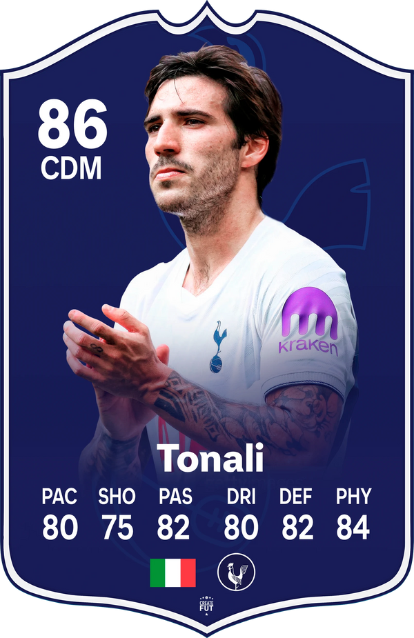 Sandro Tonali Tottenham FC27 Football Card