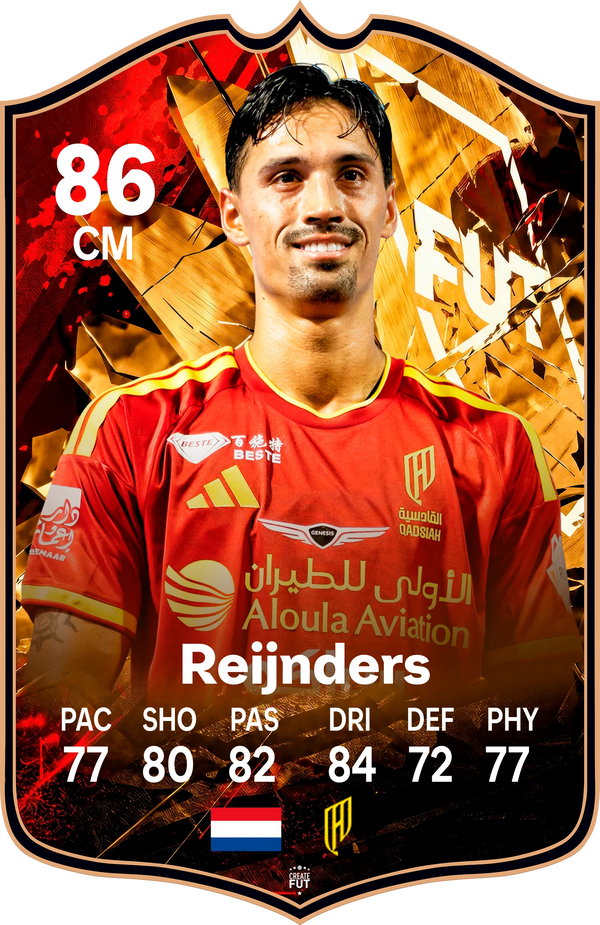 Tijjani Reijnders Al Qadsiah FC27 Football Card