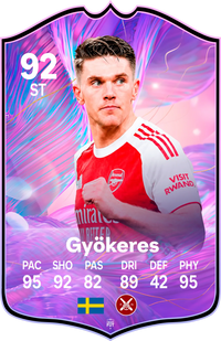 Viktor Gyokeres Arsenal FC26 Football Card
