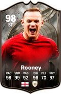Wayne Rooney Manchester United FC26 Football Card - Real-life Sized Card