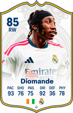 Yan Diomande Real Madrid FC27 Football Card – thumbnail 2