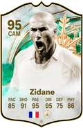 Zinedine Zidane Real Madrid FC26 Football Card - Real-life Sized Card