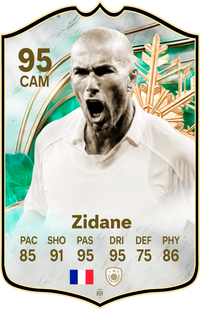 Zinedine Zidane Real Madrid FC26 Football Card