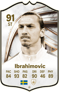 Zlatan Ibrahimovic AC Milan FC26 Football Card - Real-life Sized Card