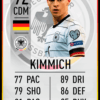 KIMMICH Germany EURO 2020 Football Card