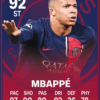 Mbappe PSG Football Card