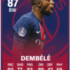 Dembele PSG Football Card