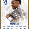 Vini JR Real Madrid Football Card