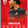 Van Dijk Liverpool Football Card
