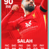 Salah Liverpool FC Football Card