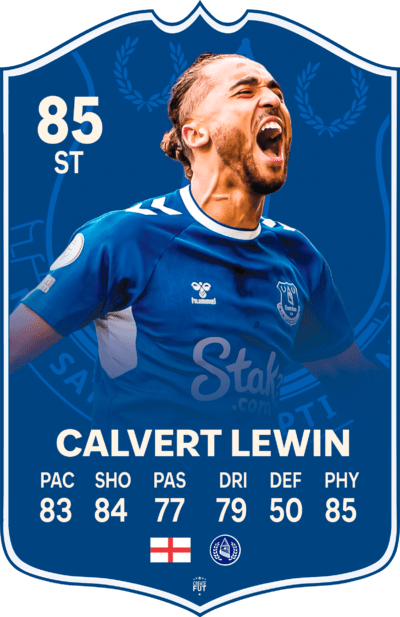 Calvert-Lewin Everton Football Card