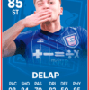 Delap Ipswich  Football Card