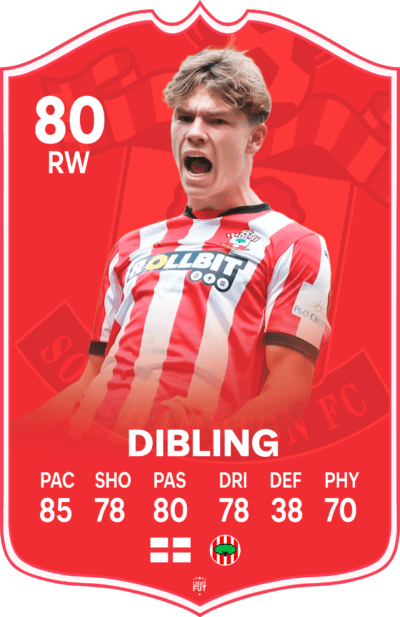 Dibling Southampton Football Card
