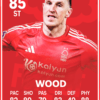 Wood Nottingham forest Football Card