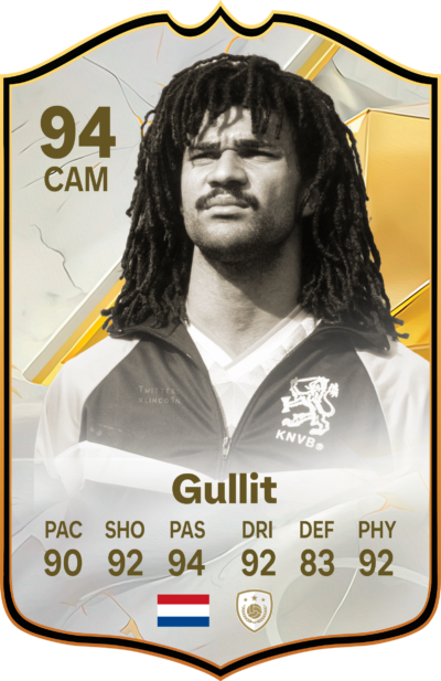 Gullit Icon Football Card