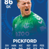 Pickford Football Card