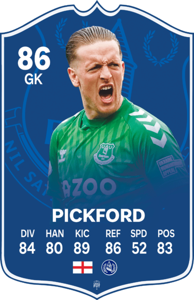 Pickford Football Card