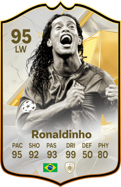 Ronaldinho Icon Football Card