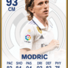 Modric Real Madrid Football Card